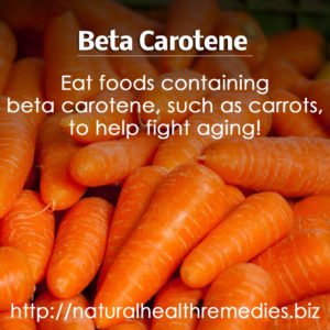 Beta Carotene – Anti Aging Benefits